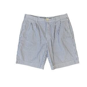 Brooks Brothers Bermuda Seersucker Striped Cotton Shorts US Men's 34